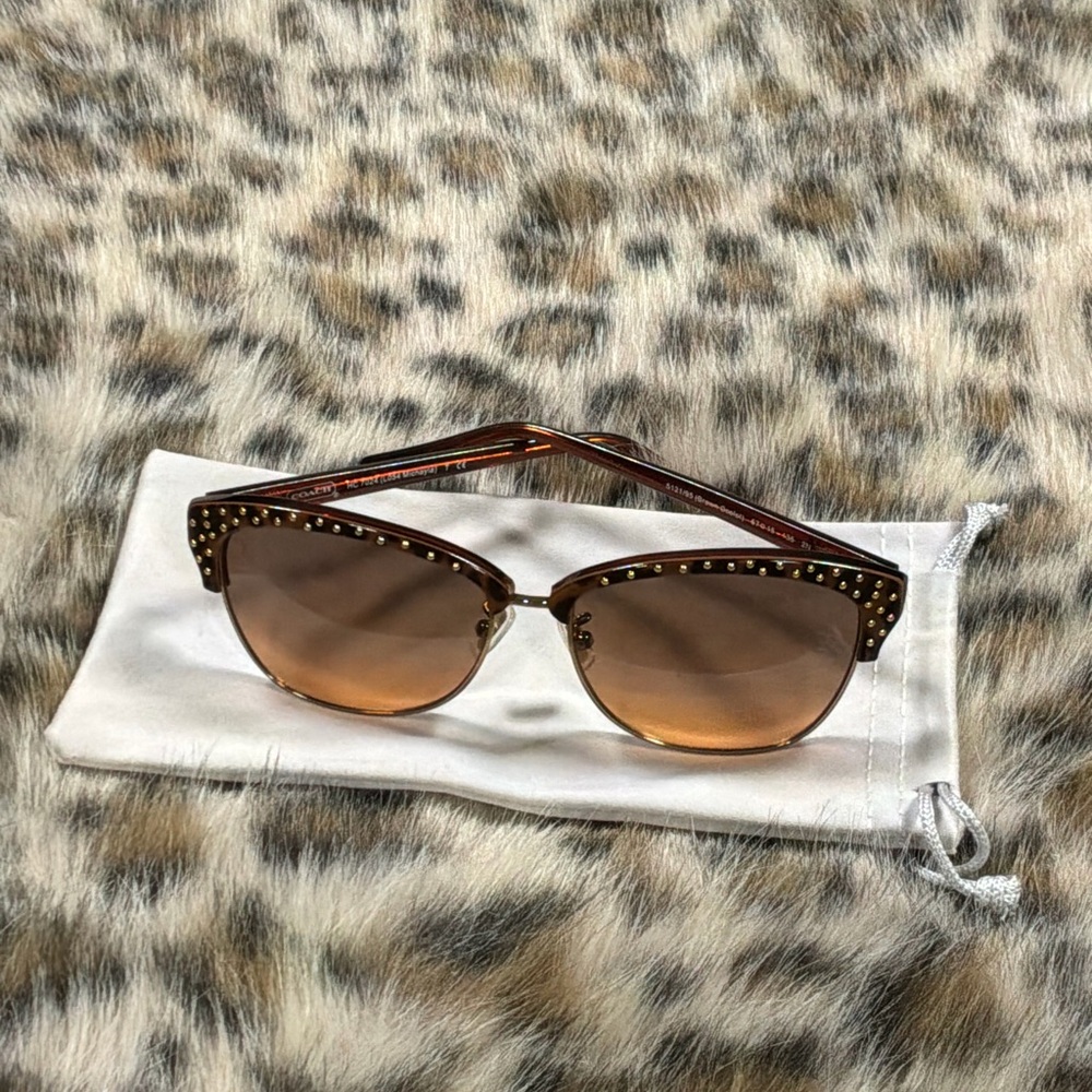 Coach Studded Tinted Sunglasses
